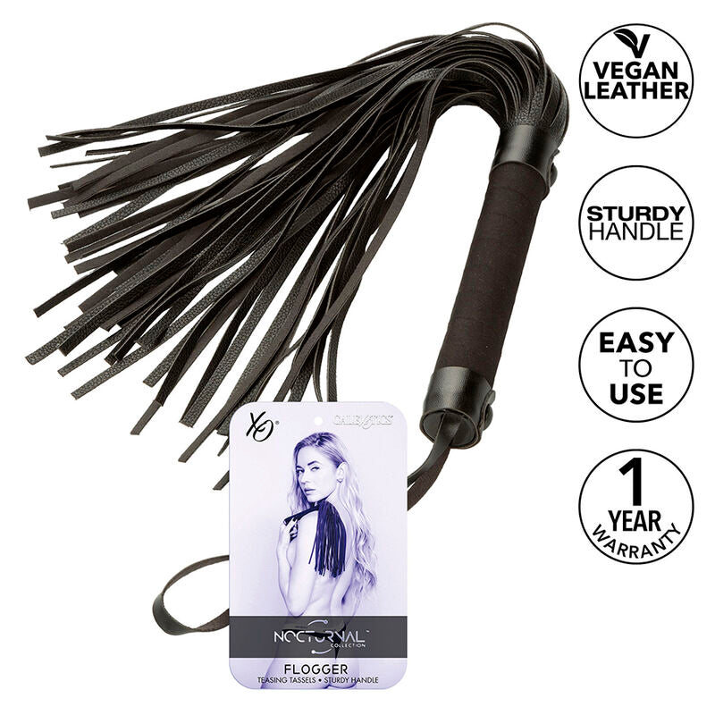 CALEXOTICS - NOCTURNAL FLOGGER LÄDER SVART