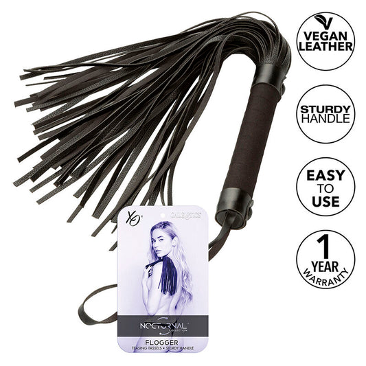 CALEXOTICS - NOCTURNAL FLOGGER LÄDER SVART