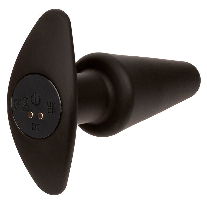 Rock Bottom Tapered Anal Plug med 10 vibrationslägen i svart silikon