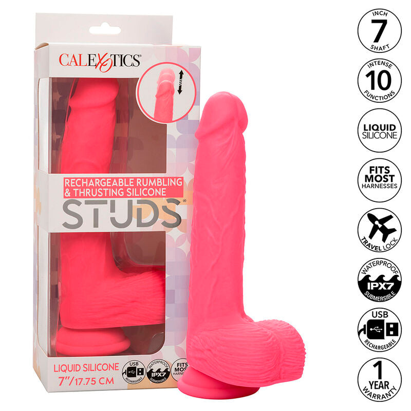 CALEXOTICS Studs realistisk vibrator i rosa