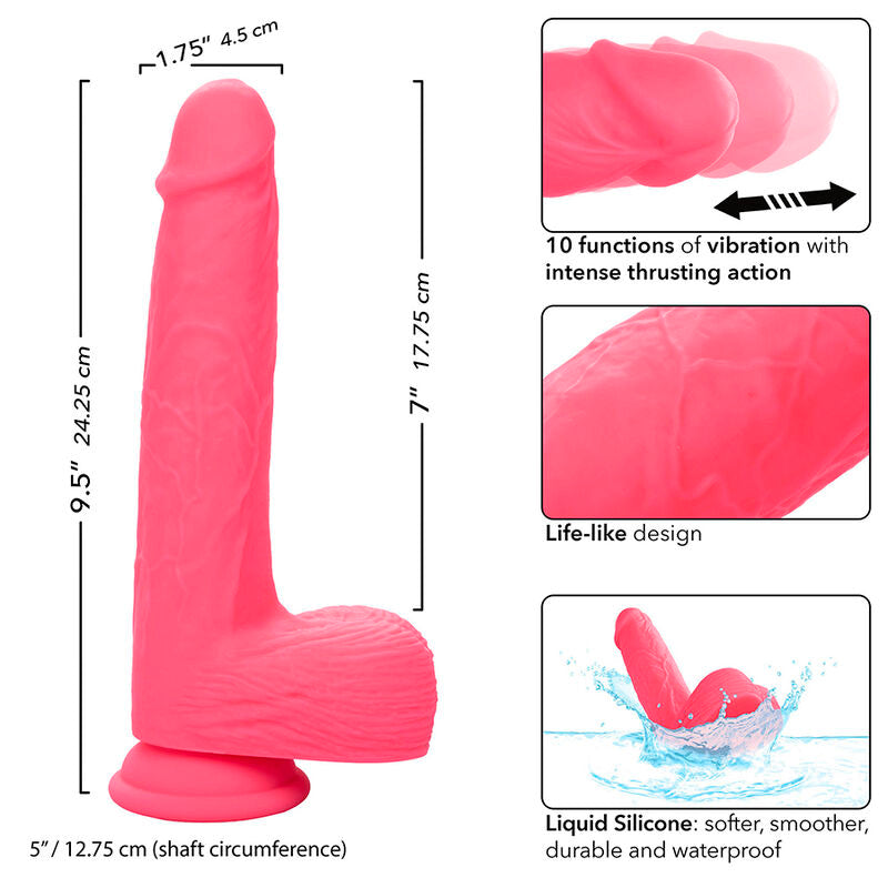CALEXOTICS Studs realistisk vibrator i rosa