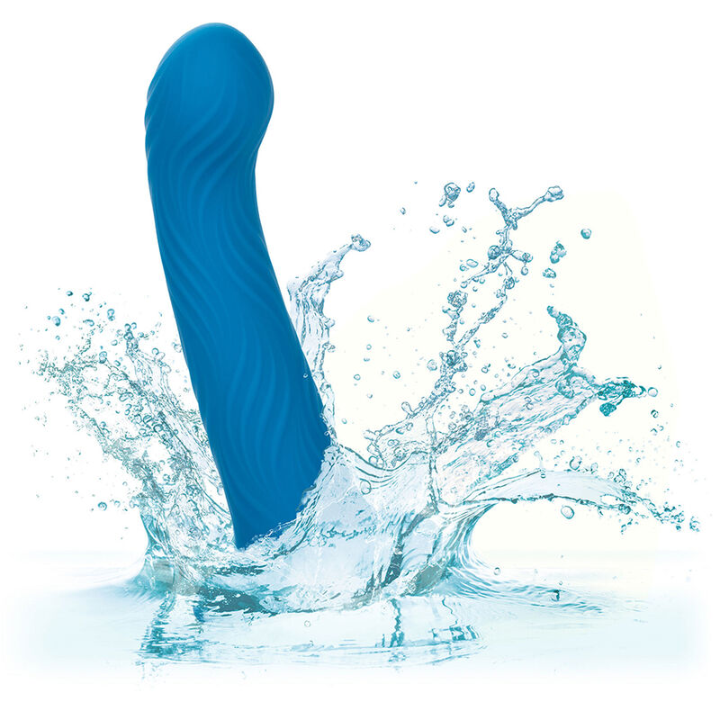 Wave Rider Ripple anal plug i blått från Calexotics