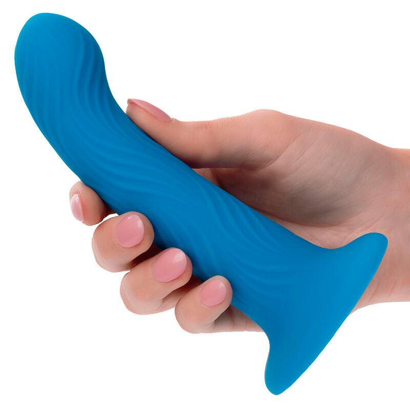 Wave Rider Ripple anal plug i blått från Calexotics
