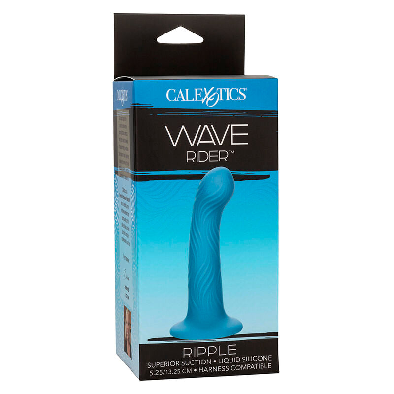 Wave Rider Ripple anal plug i blått från Calexotics