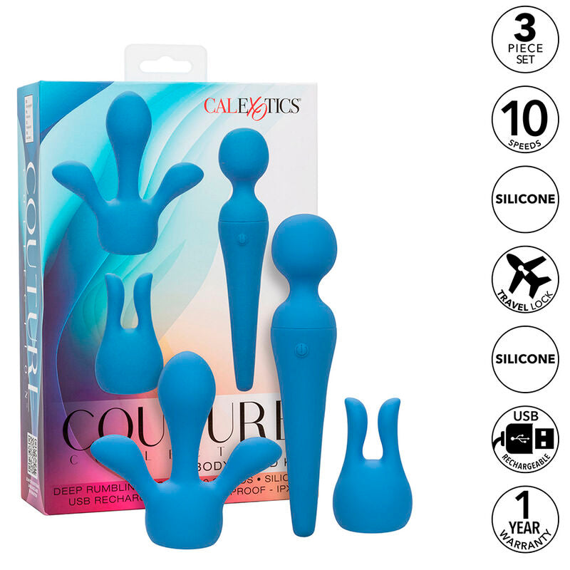 CALEXOTICS Couture Kit Vibrator Wand med 10 vibrationslägen