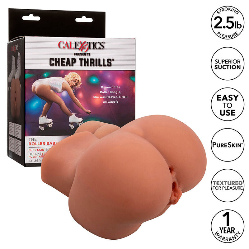 Calexotics The Roller Babe dubbel realistisk masturbator