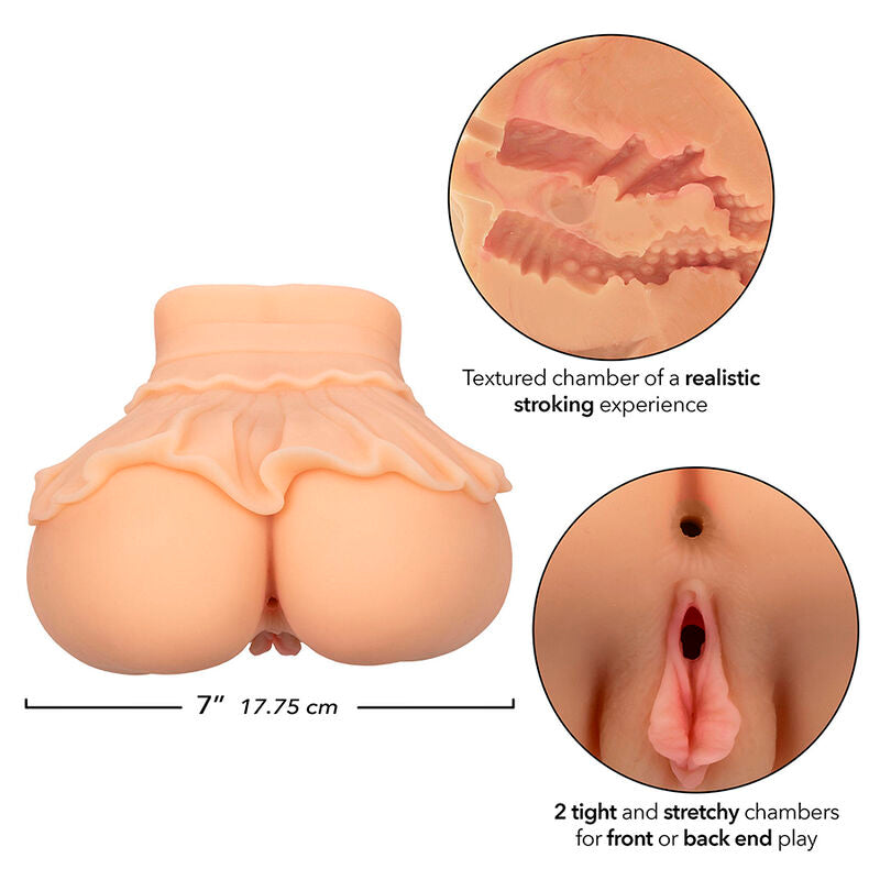 Realistisk masturbator med dubbel ingång från Calexotics