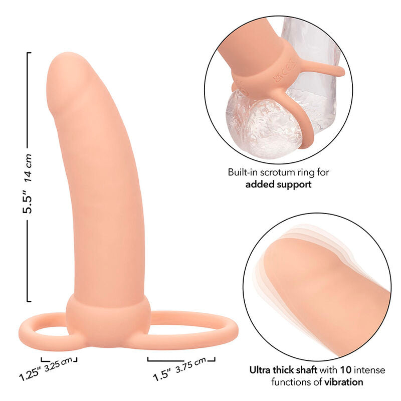 CALEXOTICS Maxx Thick Dual Penetrator med 10 vibrationslägen