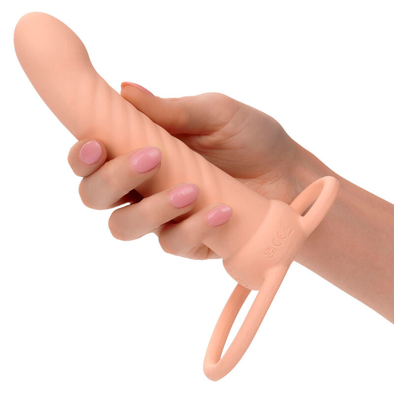 CALEXOTICS Maxx Ribbad Dual Penetrator med 10 vibrationslägen