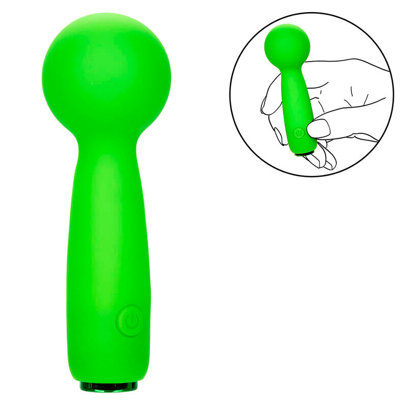 Neon Vibes The Bubbly Vibe mini massager i grön färg