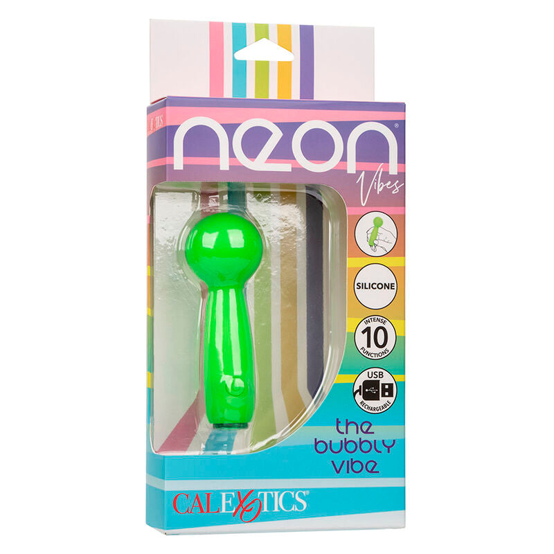 Neon Vibes The Bubbly Vibe mini massager i grön färg