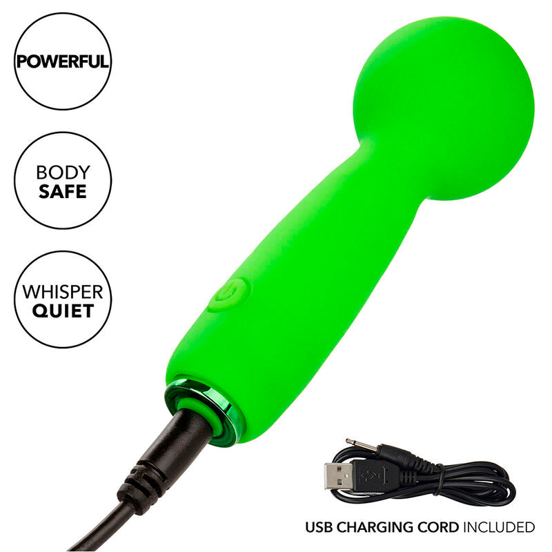 Neon Vibes The Bubbly Vibe mini massager i grön färg