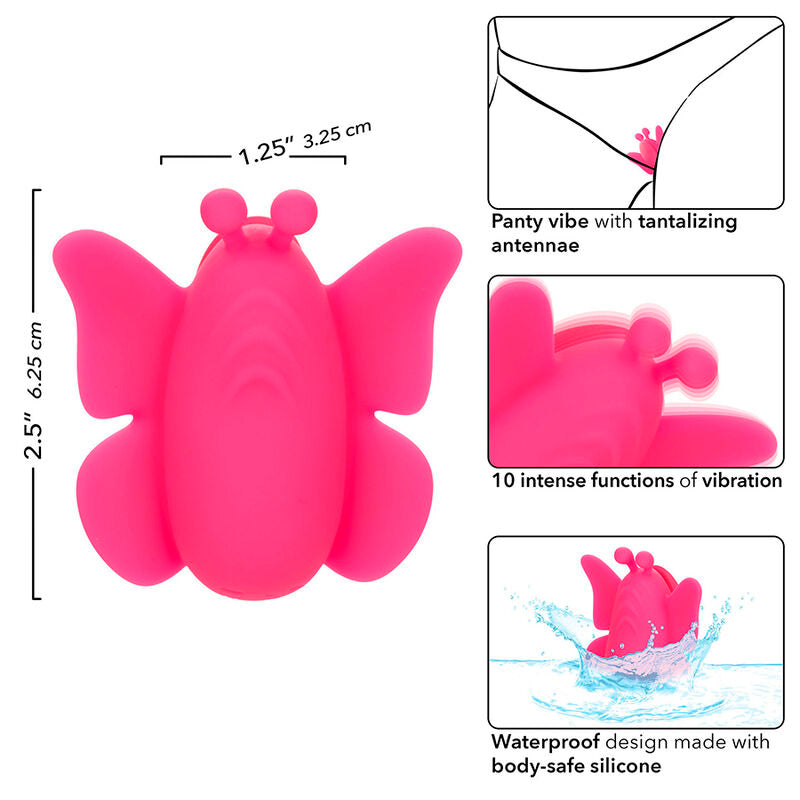 Neon Vibes The Flutter Vibe stimulator i rosa