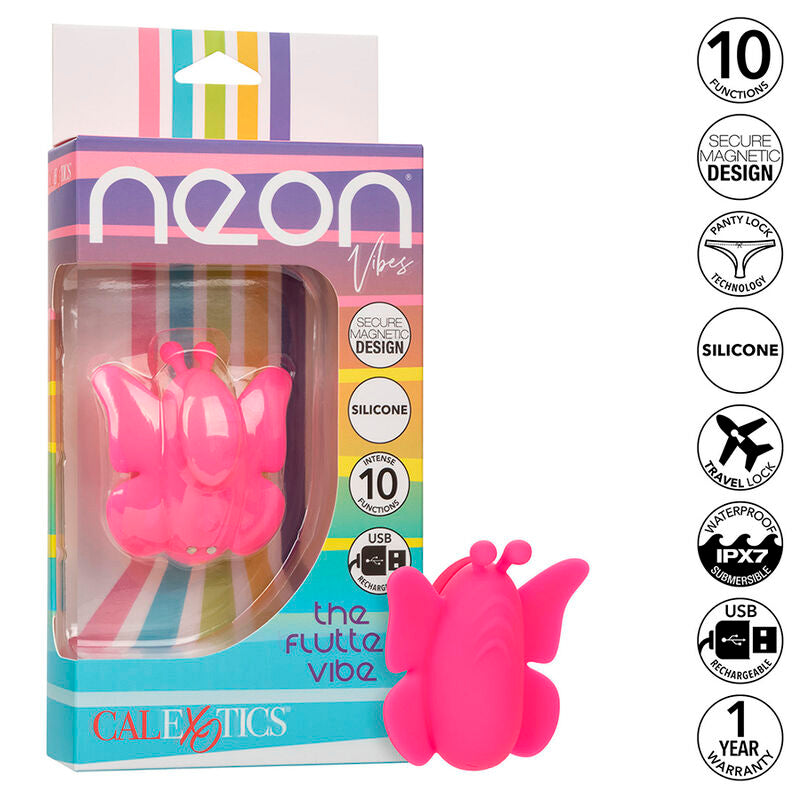 Neon Vibes The Flutter Vibe stimulator i rosa