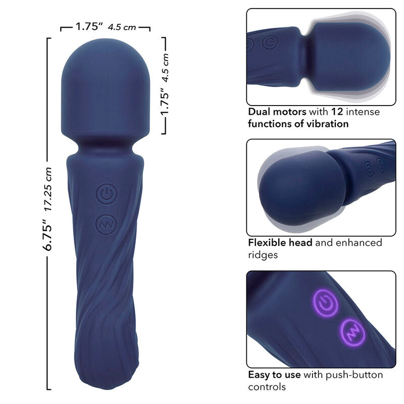 Charisma Allure massager med dubbla motorer i lila