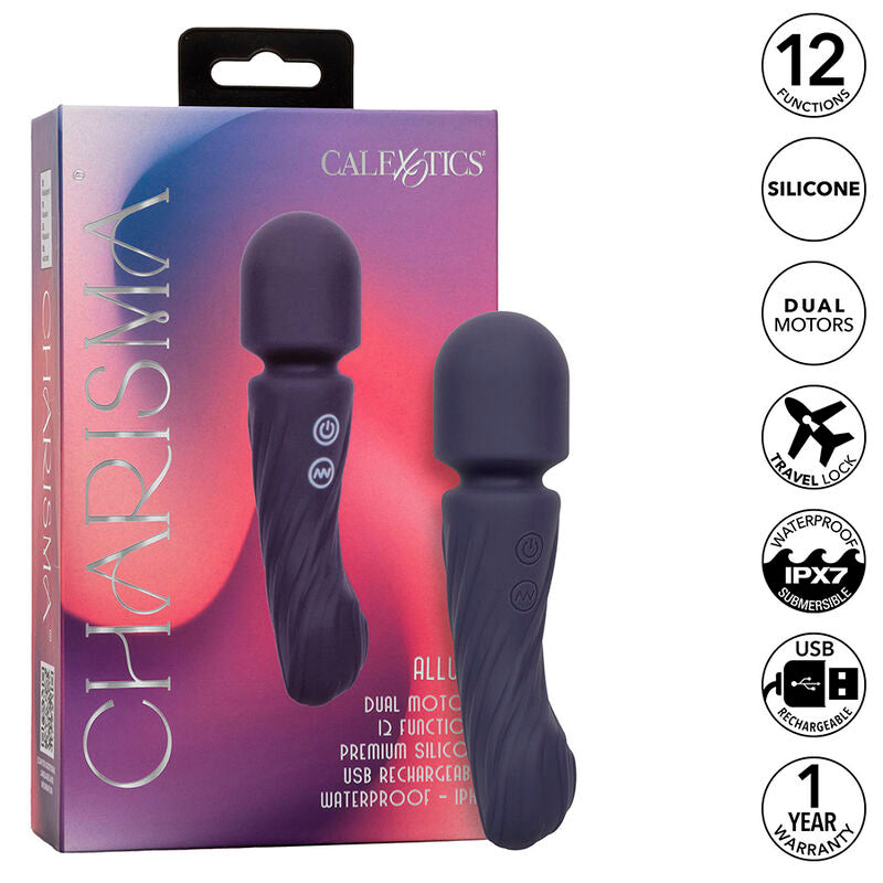Charisma Allure massager med dubbla motorer i lila