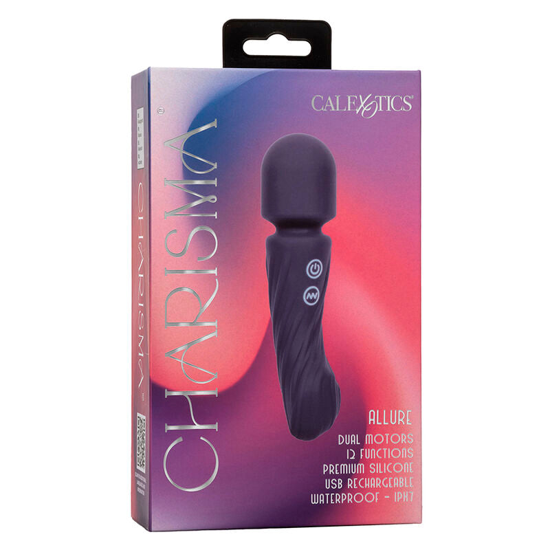 Charisma Allure massager med dubbla motorer i lila