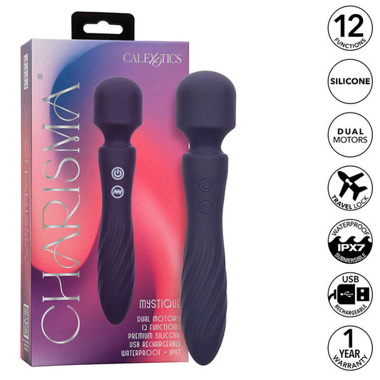Charisma Mystique massager med dubbla motorer i lila