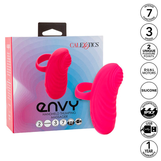 Envy Handheld Rolling Ball Massager med 7 vibrationer i rosa