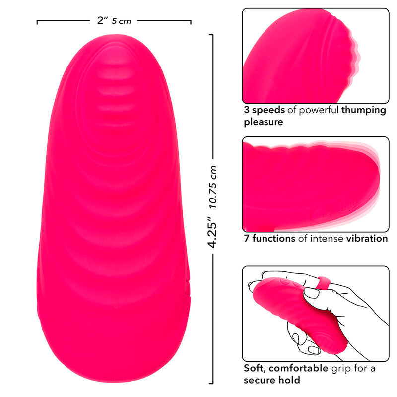 Envy Handheld Rolling Ball Massager med 7 vibrationer i rosa