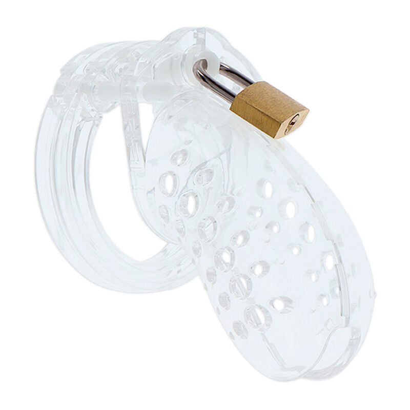 HIDDEN DESIRE Chastity Cage i akryl, justerbar och klar