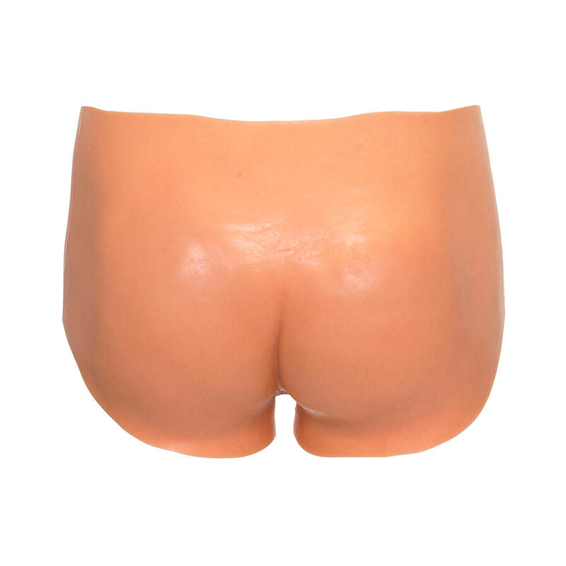 HIDDEN DESIRE - ALTER EGO ÖPPEN VAGINA BRIEF HÖG MIDJA KÖTTFÄRGAD