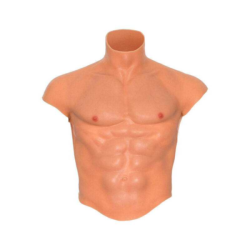 Silikon manlig torso T-shirt med abs från HIDDEN DESIRE