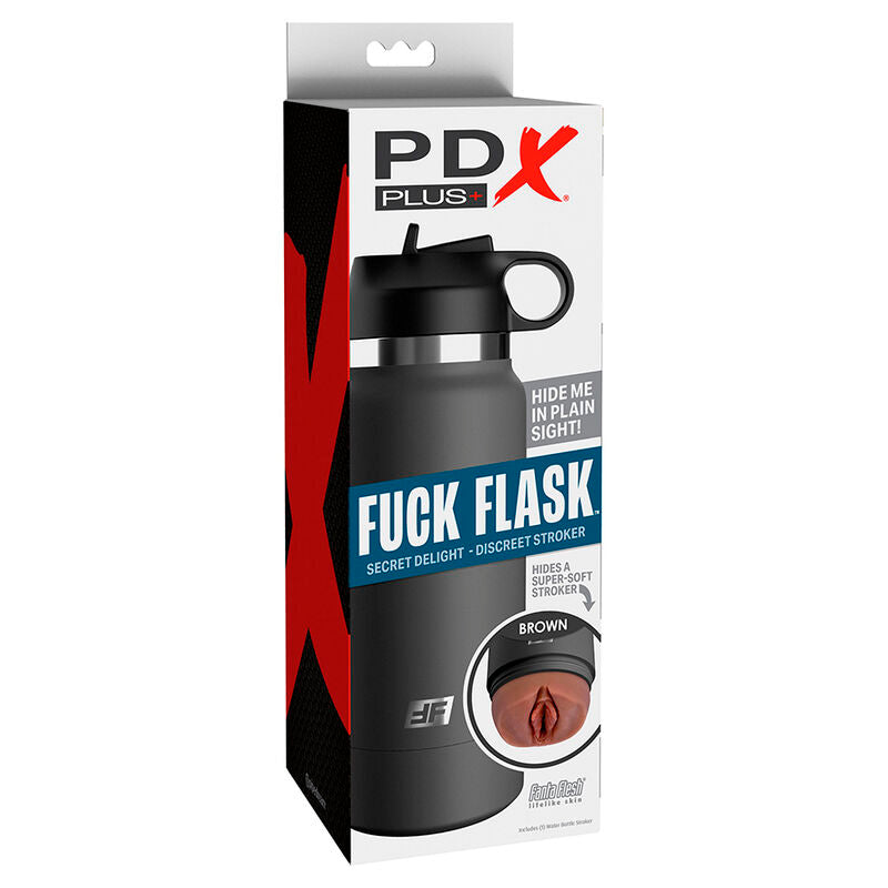 PDX PLUS Fuck Flask Vagine Discret Stroker brun