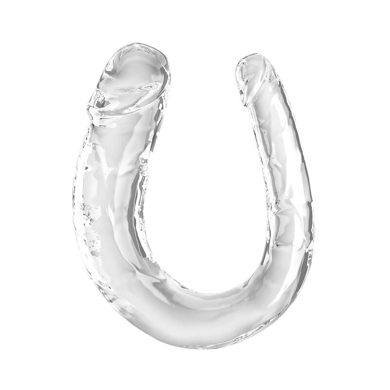 King Cock Clear Double Trouble Dildo 33 cm