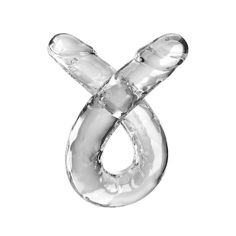 King Cock Clear Double Trouble Dildo 46 cm