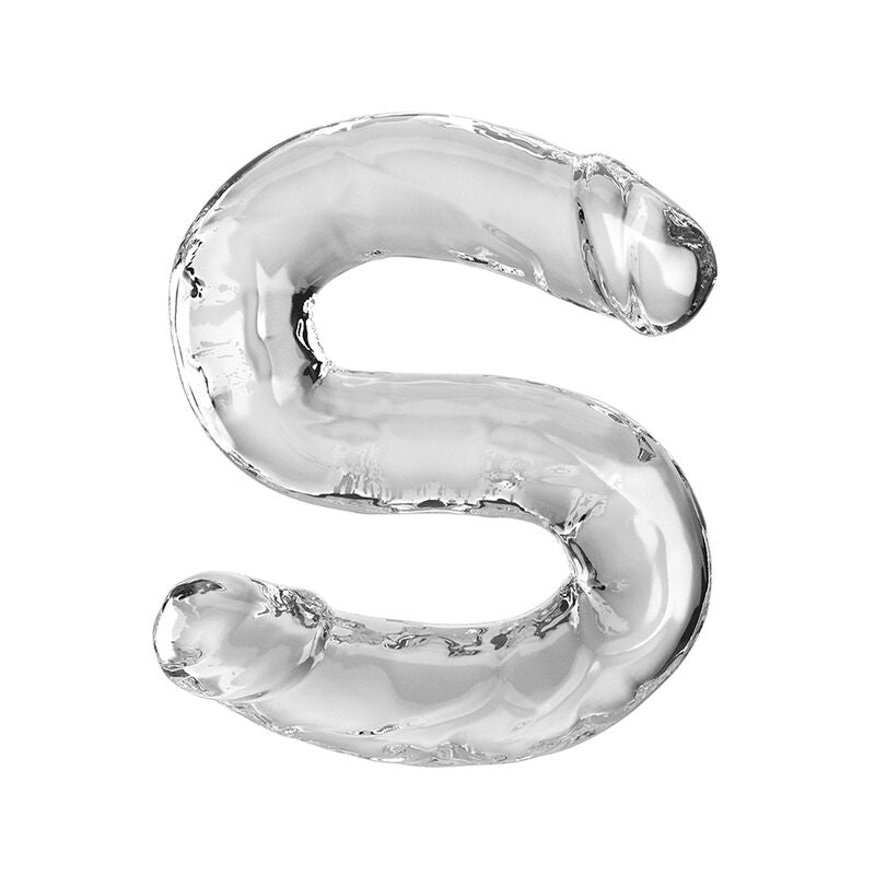 King Cock Clear Double Trouble Dildo 46 cm