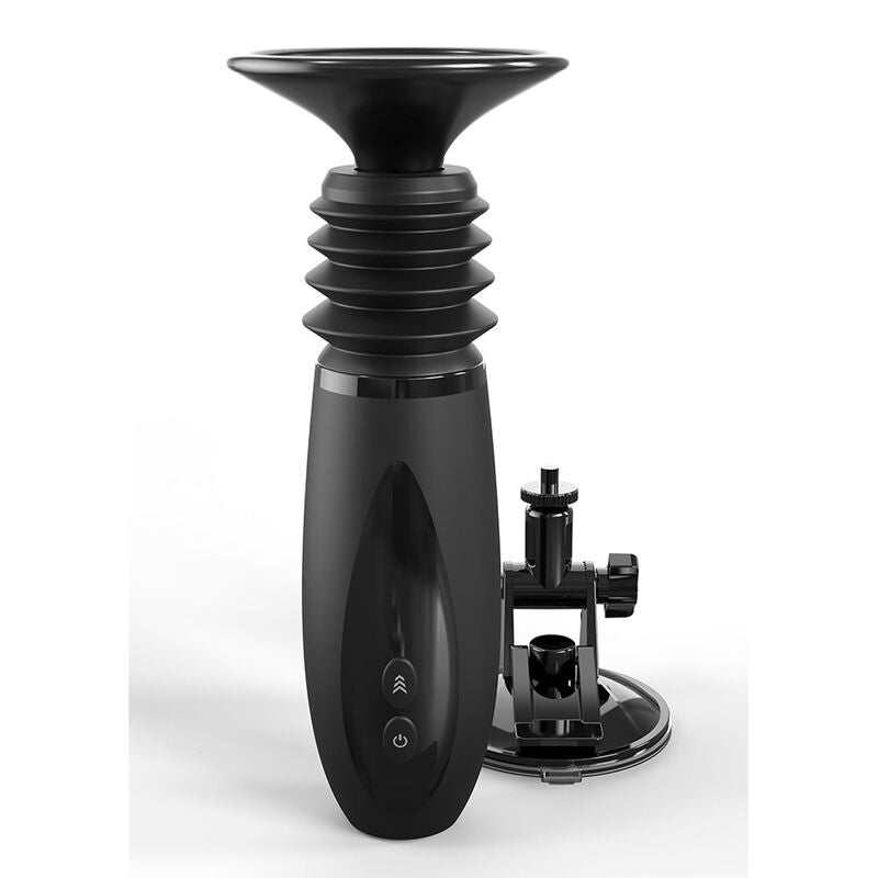 Body Dock Thruster Dildo Klamp med 7 trycklägen i svart