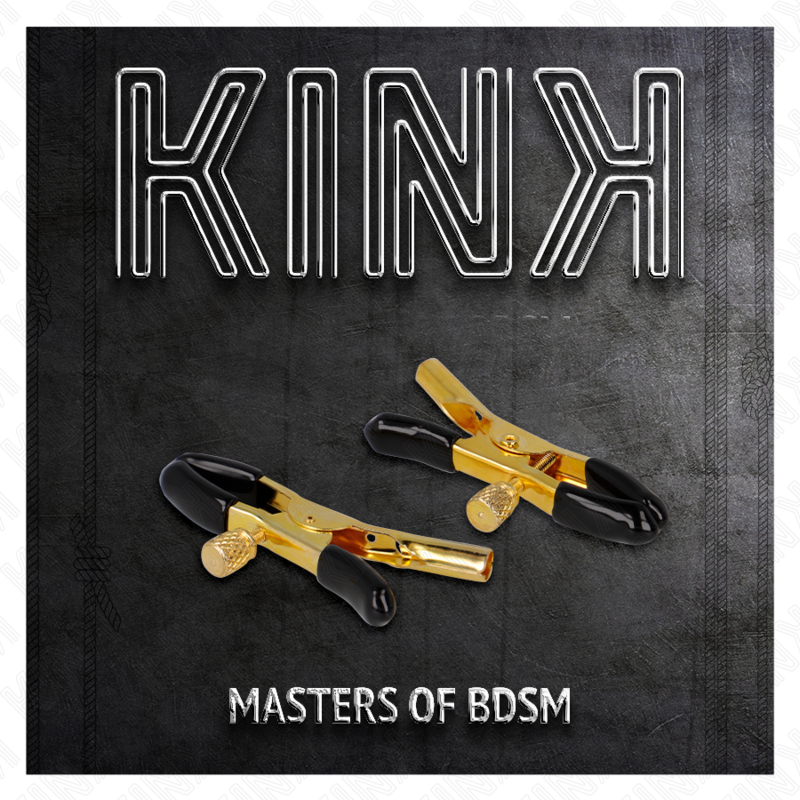 KINK - GULD NIPPLE CLAMPS 6 CM