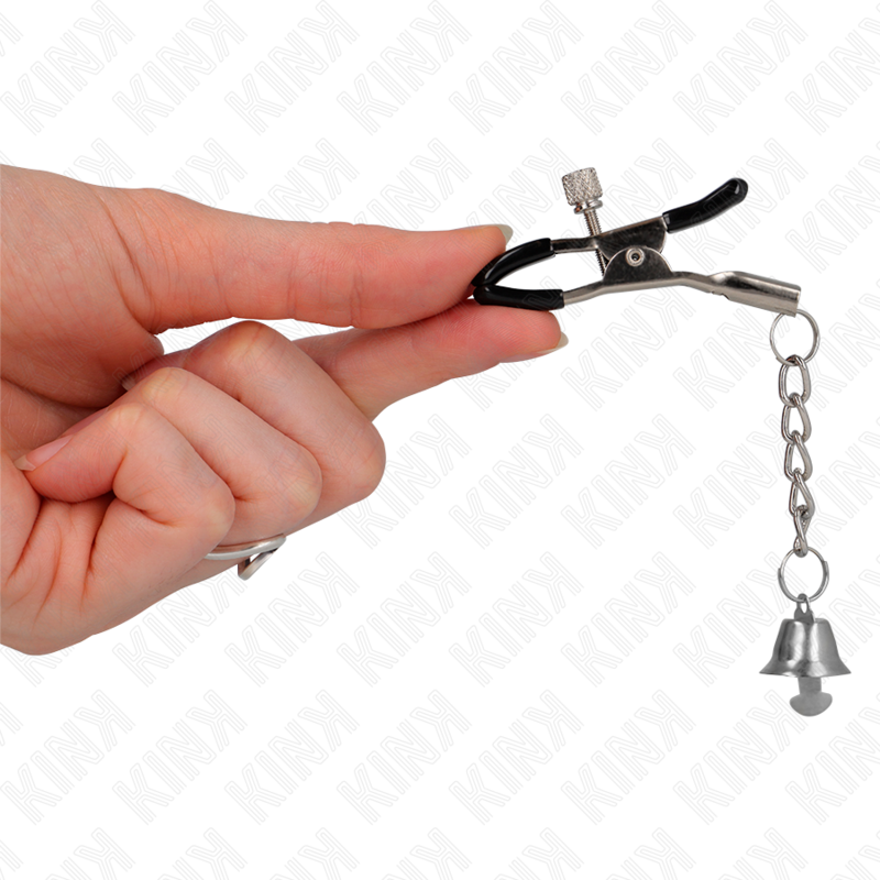 KINK - Silverklocka Hänge Bröstklämmor 6 cm