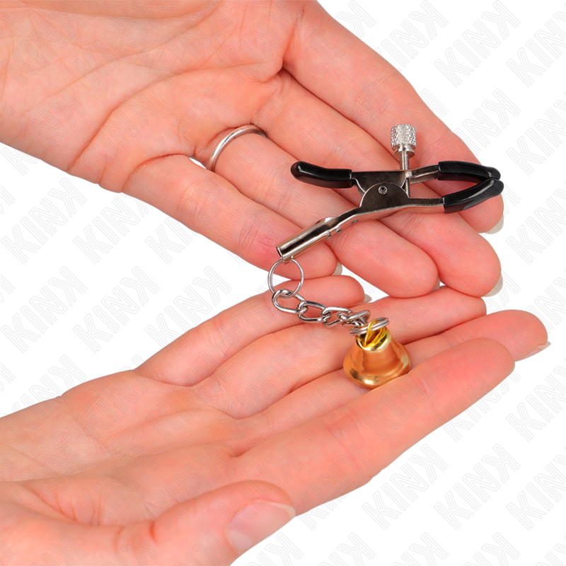 KINK guldklämd nipple clamps 6 cm