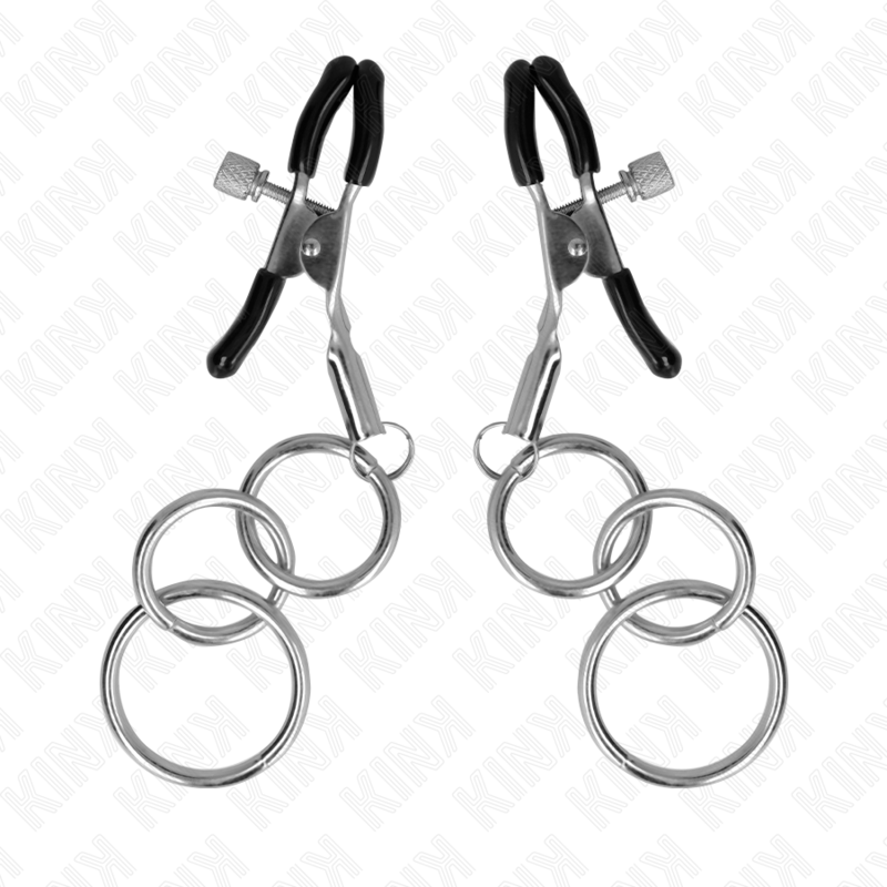 KINK bröstklämma med 3 O-ringar 6 cm