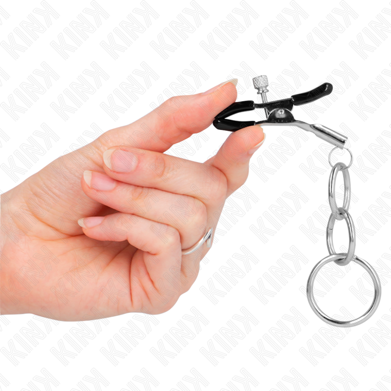 KINK bröstklämma med 3 O-ringar 6 cm
