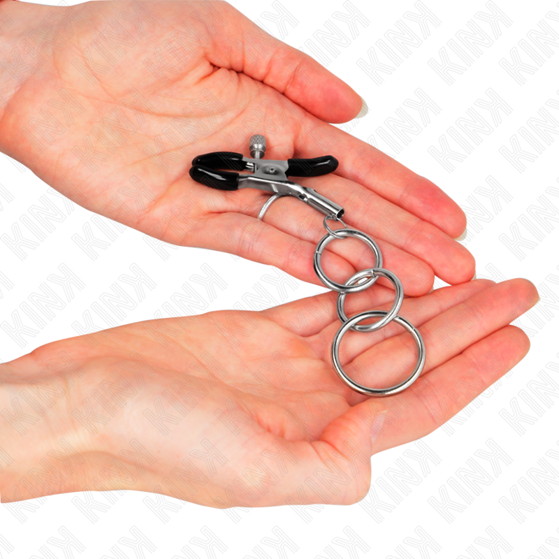 KINK bröstklämma med 3 O-ringar 6 cm