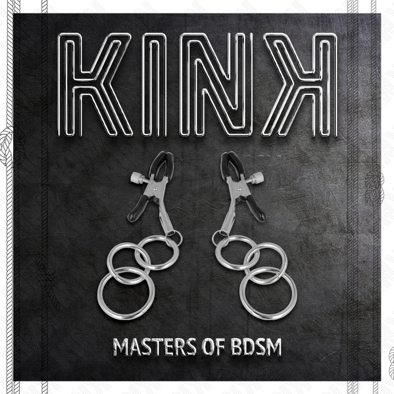 KINK bröstklämma med 3 O-ringar 6 cm