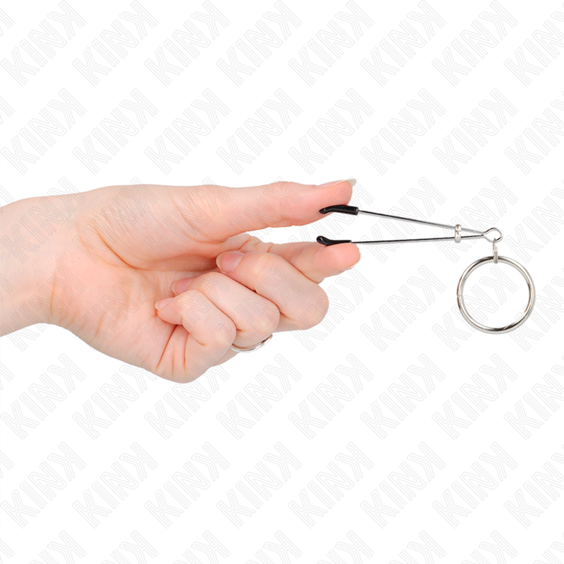 KINK - TUNGA NIPPLE CLAMPS MED O-RING 7 CM