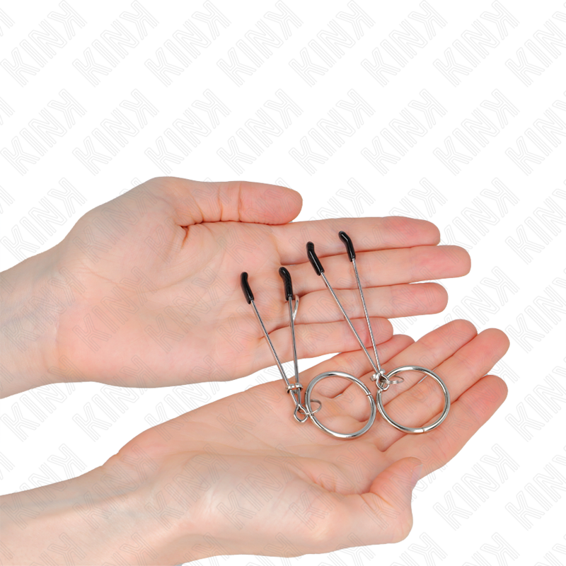 KINK - TUNGA NIPPLE CLAMPS MED O-RING 7 CM