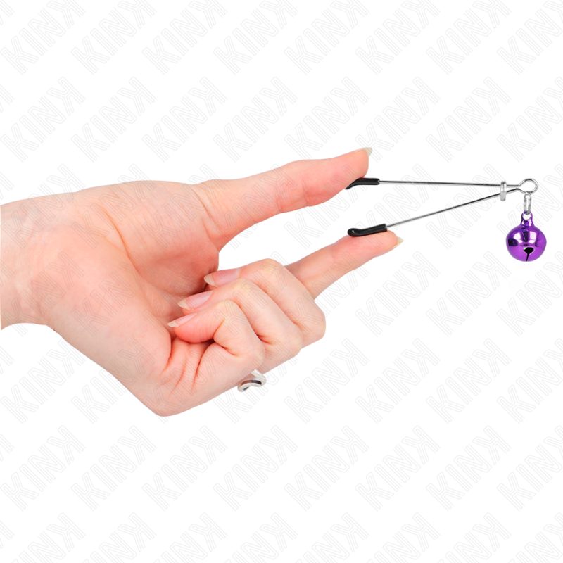 KINK lila nipple clamps 7 cm