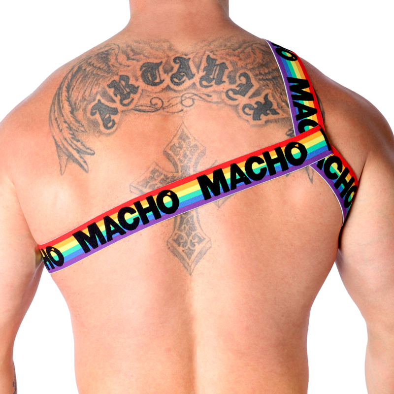 MACHO Romerskt sele Pride L/XL
