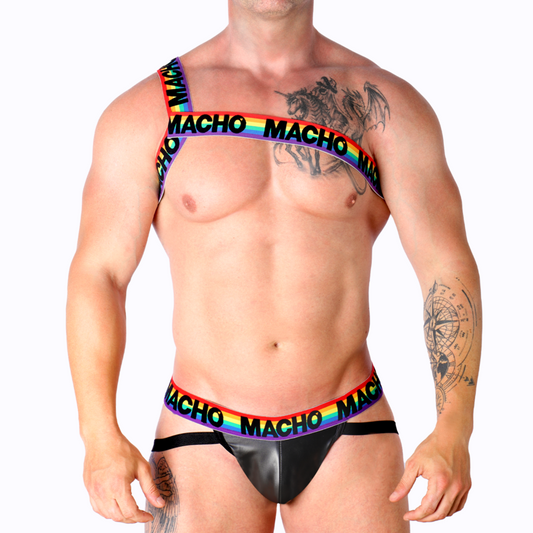 MACHO Romerskt sele Pride L/XL
