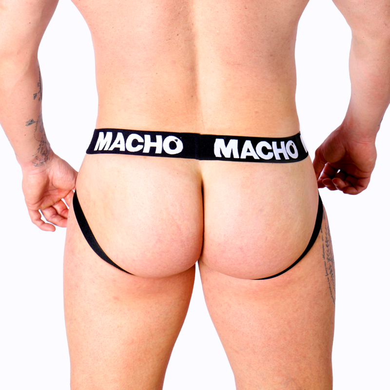 MACHO MX27GR jock i grå och beige imitation läder