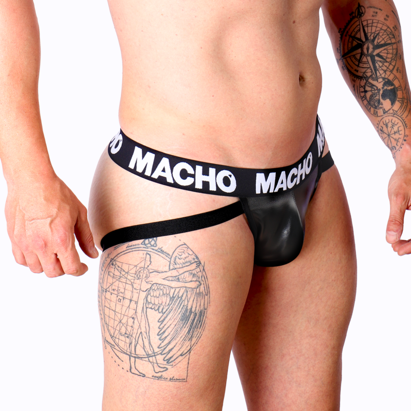 MACHO MX25NC JOCK i svart läder XL