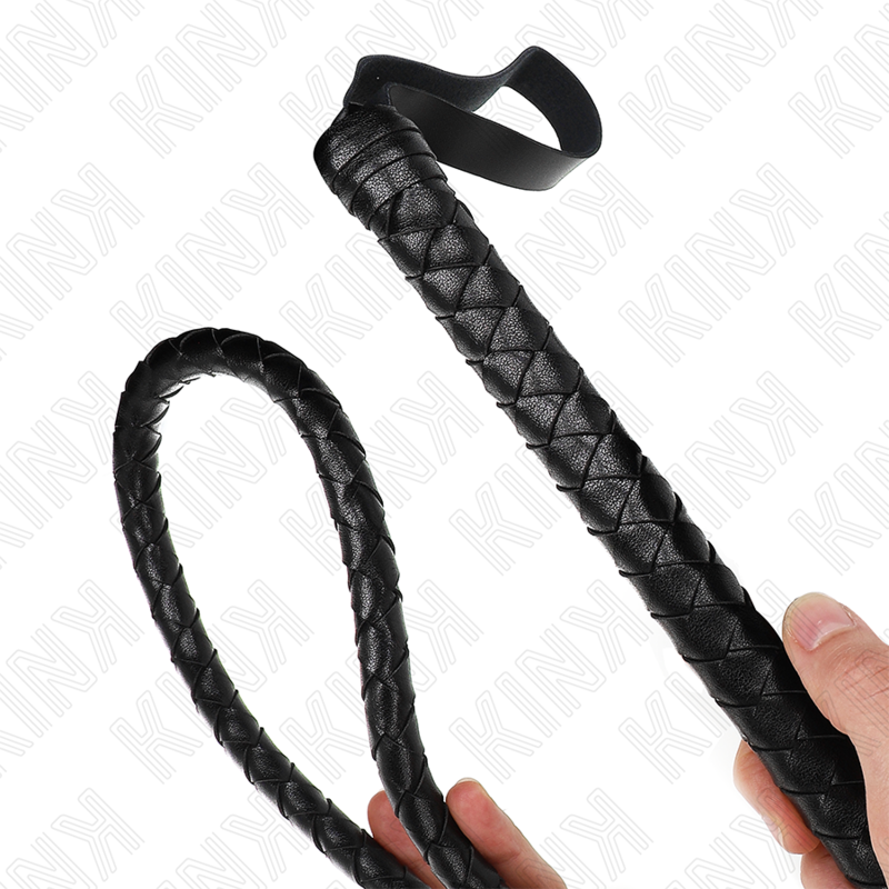 KINK - LÅNG SVART ORMSLAG 210 CM