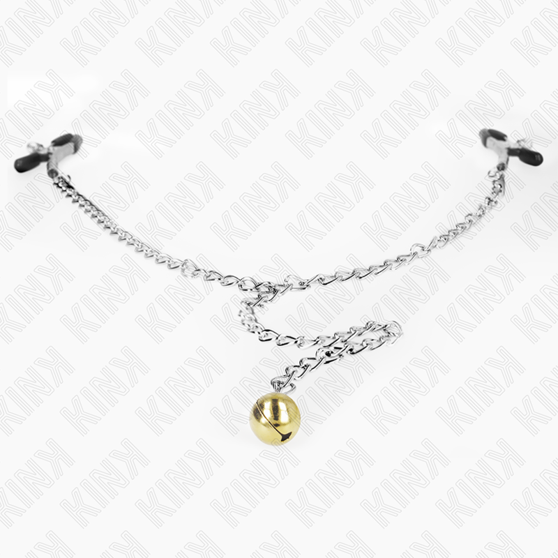 KINK - Kedje-nipple clamps med klocka 30 cm