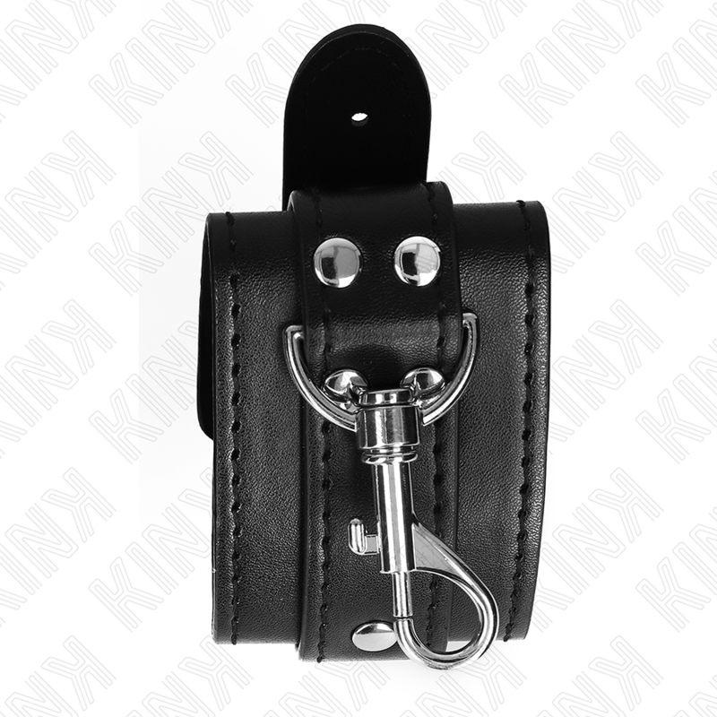 KINK - LÅSBARA HANDLEDSSPANDE SVART JUSTERBARA 21-28 CM X 5.5 CM