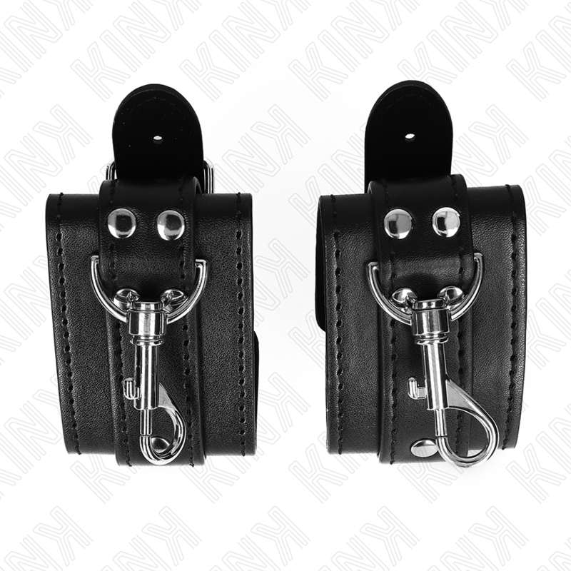 KINK - LÅSBARA HANDLEDSSPANDE SVART JUSTERBARA 21-28 CM X 5.5 CM